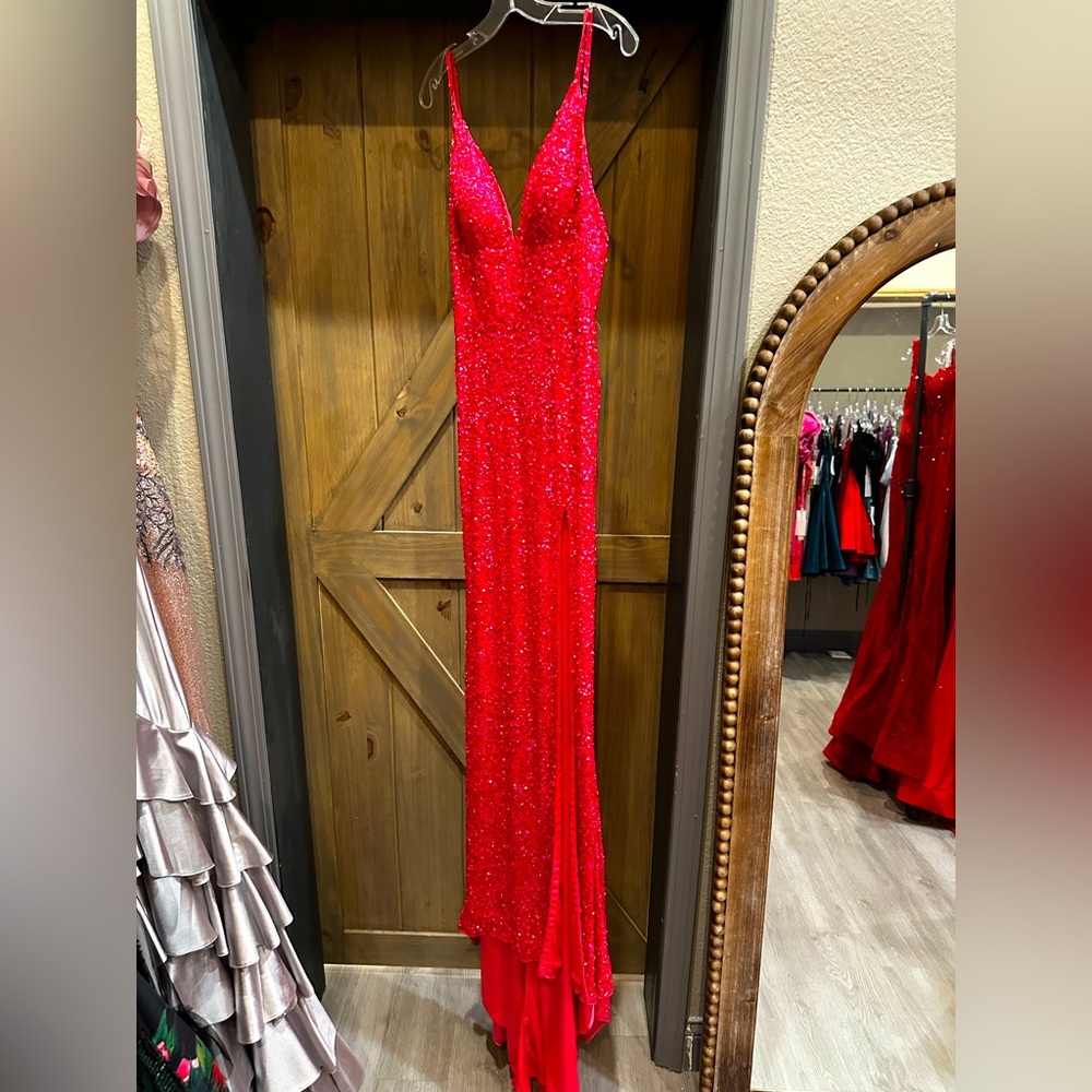 NEW Red Ashley Lauren Prom Dress Size 4